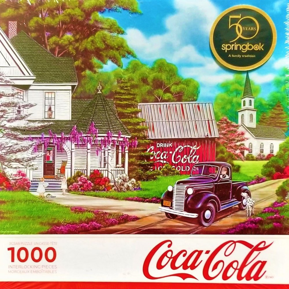 Springbok Coca-Cola Country Puzzle 1000 Pieces New